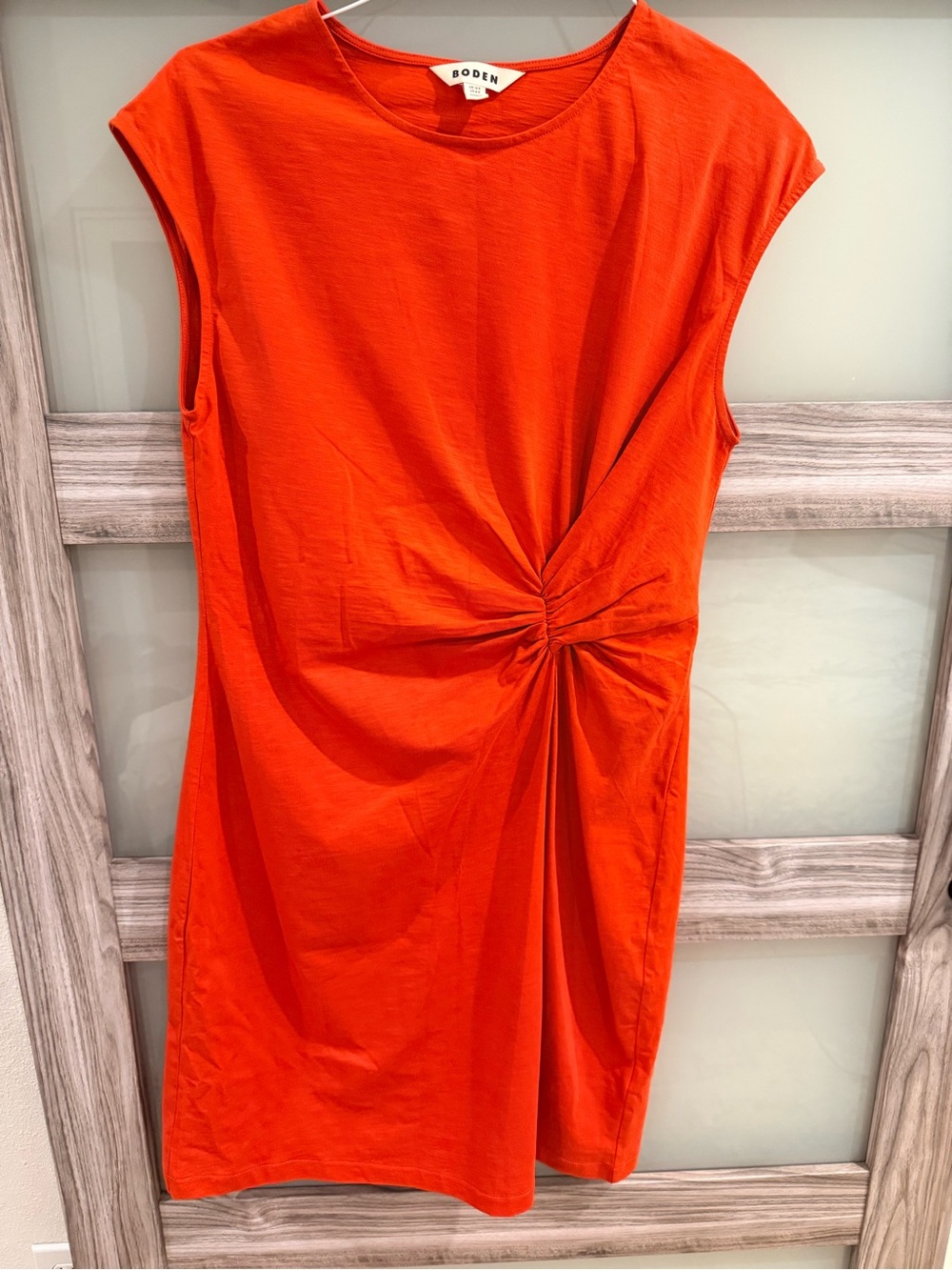 Boden Delilah Twisted Side-Knot Jersey Dress